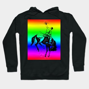 Western Era - Cowboy on Horseback 10 Hoodie